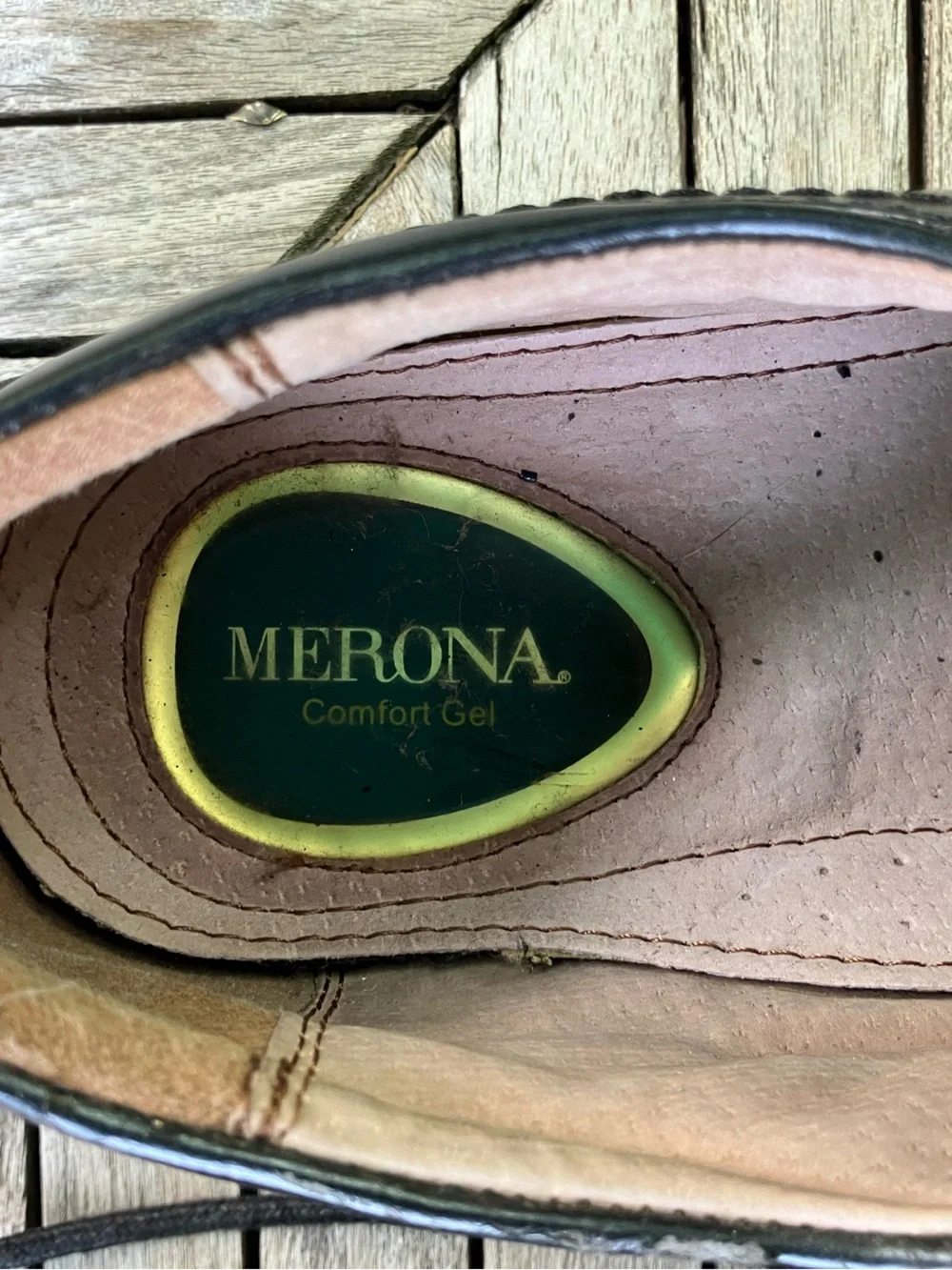 Merona Black Leather-like Derby Dress Shoes